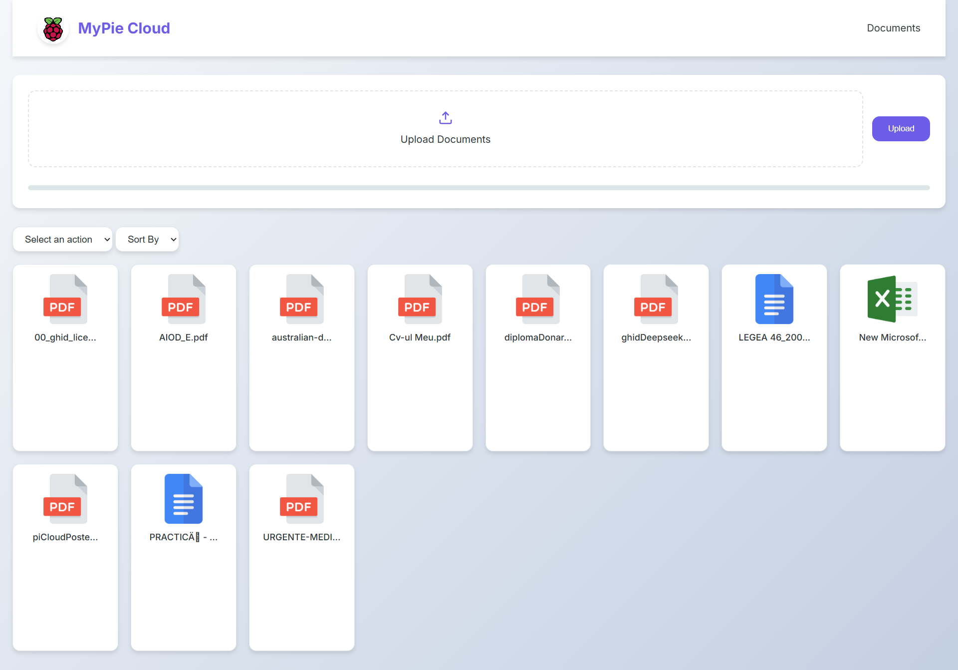 MyRaspyCloud Setup
